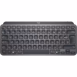 Logitech MX Keys Mini Minimalist Wireless Illuminated Keyboard, Mini, RF sans fil + Bluetooth, ĄŽERTY, LED, Graphite