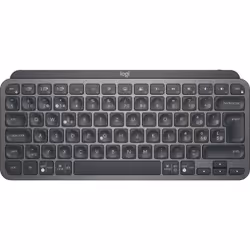 Logitech MX Keys Mini Minimalist Wireless Illuminated Keyboard, Mini, RF sans fil + Bluetooth, QWERTZ, LED, Graphite