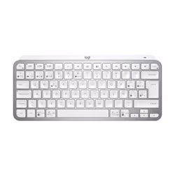 Logitech MX Keys Mini, Mini, RF sans fil + Bluetooth, QWERTY, LED, Gris