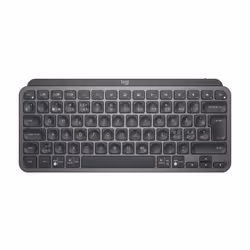 Logitech MX Keys Mini, Mini, RF sans fil + Bluetooth, Commutateur de touche « ciseaux », QWERTY, Graphite