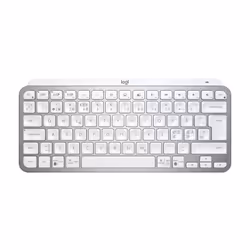 Logitech MX Keys Mini, Mini, RF sans fil + Bluetooth, Commutateur de touche « ciseaux », QWERTY, Gris