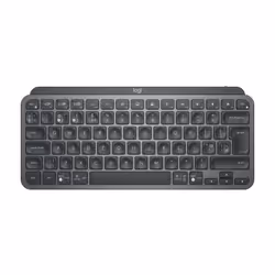 Logitech MX Keys Mini, Mini, RF sans fil + Bluetooth, Commutateur de touche « ciseaux », QWERTY, Graphite