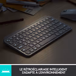Logitech MX Keys Mini clavier RF sans fil + Bluetooth QWERTY Anglais Graphite - Vue supplémentaire 10