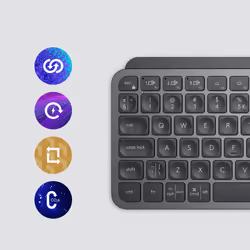 Logitech MX Keys Mini clavier RF sans fil + Bluetooth QWERTY Anglais Graphite - Vue supplémentaire 5