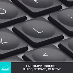 Logitech MX Keys Mini clavier RF sans fil + Bluetooth QWERTY Anglais Graphite - Vue supplémentaire 8