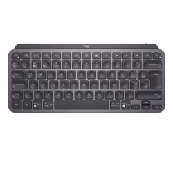 Logitech MX Keys Mini Minimalist Wireless Illuminated Keyboard, Mini, RF sans fil + Bluetooth, QWERTY, LED, Graphite