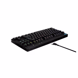 Logitech G PRO, Sans clé (80 - 87%), USB, Clavier mécanique, QWERTY, LED RGB, Noir