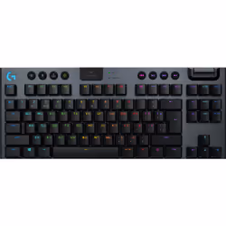 Logitech G G915 Tkl, Sans clé (80 - 87%), RF sans fil + Bluetooth, Clavier mécanique, LED RGB, Charbon
