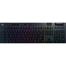 Logitech G G915, Taille réelle (100 %), RF sans fil + Bluetooth, Clavier mécanique, LED RGB, Charbon