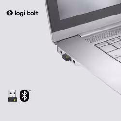 Logitech Lift for Business souris Droitier RF sans fil + Bluetooth Optique 4000 DPI