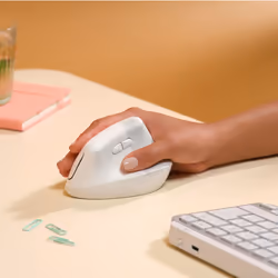 Logitech Lift for Mac souris Droitier RF sans fil + Bluetooth Optique 4000 DPI
