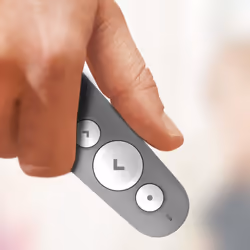 Logitech R500 télécommande Bluetooth/RF Gris