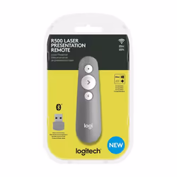 Logitech R500 télécommande Bluetooth/RF Gris - Vue supplémentaire 6