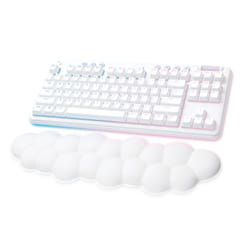 Logitech G G715 clavier RF sans fil + Bluetooth AZERTY Français Blanc