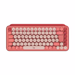 Logitech POP Keys Wireless Mechanical Keyboard With Emoji Keys, Mini, RF sans fil + Bluetooth, Clavier mécanique, QWERTY, Bou ...
