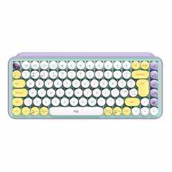 Logitech Pop Keys, Mini, RF sans fil + Bluetooth, Clavier mécanique, QWERTY, Couleur menthe