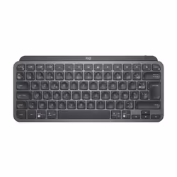 Logitech MX Keys Mini for Business, Mini, RF sans fil + Bluetooth, Commutateur de touche « ciseaux », AZERTY, LED, Graphite