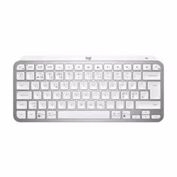 Logitech MX Keys Mini for Business, Mini, RF sans fil + Bluetooth, Commutateur de touche « ciseaux », QWERTY, LED, Aluminium, ...
