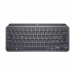 Logitech MX Keys Mini for Business, Mini, RF sans fil + Bluetooth, Commutateur de touche « ciseaux », QWERTY, LED, Graphite