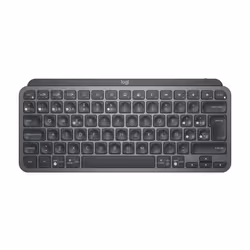 Logitech MX Keys Mini for Business, Mini, RF sans fil + Bluetooth, Commutateur de touche « ciseaux », QWERTY, LED, Graphite