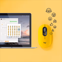 Logitech POP Mouse souris Ambidextre RF sans fil + Bluetooth Optique 4000 DPI