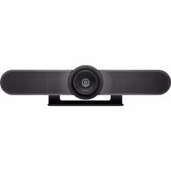 Logitech MeetUp + RoomMate + Tap IP, Système de vidéoconférence de groupe, 4K Ultra HD, 8x, CollabOS, Graphite, Blanc