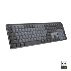Logitech MX Mechanical clavier RF sans fil + Bluetooth QWERTZ Suisse Graphite, Gris