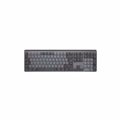 Logitech MX Mini Mechanical, Sans clé (80 - 87%), RF sans fil + Bluetooth, Clavier mécanique, QWERTZ, LED, Graphite, Gris