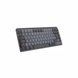 Logitech MX Mini Mechanical clavier RF sans fil + Bluetooth QWERTY Danois, Finlandais, Norvégien, Suédois Graphite, Gris