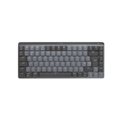 Logitech MX Mini Mechanical clavier RF sans fil QWERTY Anglais britannique Graphite, Gris