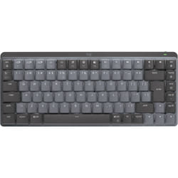 Logitech MX Mini Mechanical clavier RF sans fil + Bluetooth QWERTY US International Graphite, Gris