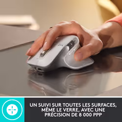 Logitech MX Master 3S souris Droitier RF sans fil + Bluetooth Laser 8000 DPI - Vue supplémentaire 8