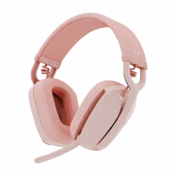 Logitech Zone Vibe 100, Sans fil, Appels/Musique, 185 g, Casque, Rose