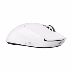 Logitech G PRO X, Droitier, Optique, RF sans fil, 32000 DPI, 0,5 ms, Blanc