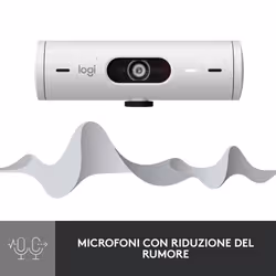 Logitech Brio 500 webcam 4 MP 1920 x 1080 pixels USB-C Blanc - Vue supplémentaire 6