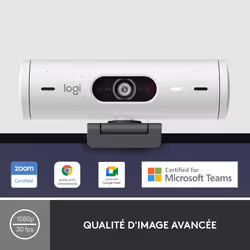 Logitech Brio 500 webcam 4 MP 1920 x 1080 pixels USB-C Blanc - Vue supplémentaire 9