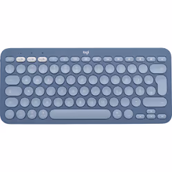 Logitech K380 for Mac, Mini, Bluetooth, QWERTZ, Bleu