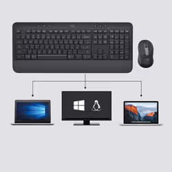 Logitech Signature MK650 Combo For Business clavier Souris incluse Bluetooth QWERTZ Suisse Graphite - Vue supplémentaire 4