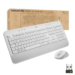 Logitech Signature MK650 Combo For Business clavier Souris incluse Bluetooth QWERTZ Allemand Blanc