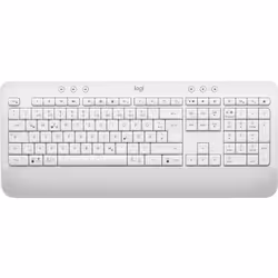 Logitech Signature K650, Taille réelle (100 %), Bluetooth, Clavier à membrane, QWERTZ, Blanc