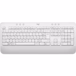 Logitech Signature K650, Taille réelle (100 %), Bluetooth, Clavier à membrane, AZERTY, Blanc
