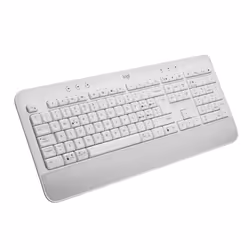 Logitech Signature K650, Taille réelle (100 %), Bluetooth, Clavier à membrane, QWERTY, Blanc