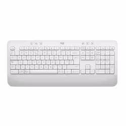Logitech Signature K650, Taille réelle (100 %), Bluetooth, Clavier à membrane, QWERTY, Blanc