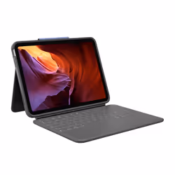 Logitech Rugged Folio, QWERTY, Espagnole, 1,8 cm, 1,2 mm, Apple, iPad (10th gen) Model: A2696, A2757, A2777