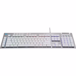 Logitech G G815 - Tactile - White clavier USB AZERTY Français Aluminium, Blanc