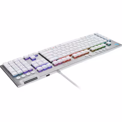 Logitech G G815 - Tactile - White clavier USB AZERTY Français Aluminium, Blanc - Vue supplémentaire 4