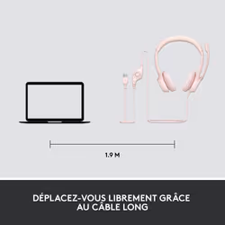 Logitech H390 Rose - Vue supplémentaire 13