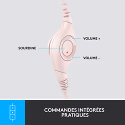 Logitech H390 Rose - Vue supplémentaire 9