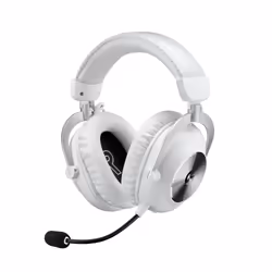 Logitech G PRO X 2, Avec fil &amp;sans fil, Jouer, 20 - 20000 Hz, 345 g, Casque, Noir, Blanc