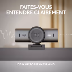 Logitech MX Brio 705 for Business webcam 8,5 MP 4096 x 2160 pixels USB 3.2 Gen 1 (3.1 Gen 1) Aluminium, Noir - Vue supplémentaire 16